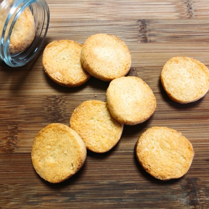 低糖質な大豆のバターチーズクッキー